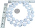 Sterling Silver Howlite Bead Necklace KX121119